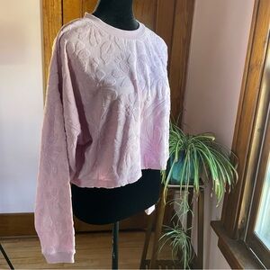 Billabong Loosen Up Crew Sweatshirt Lilac Smoke Small NWT Sold Out Fairycore